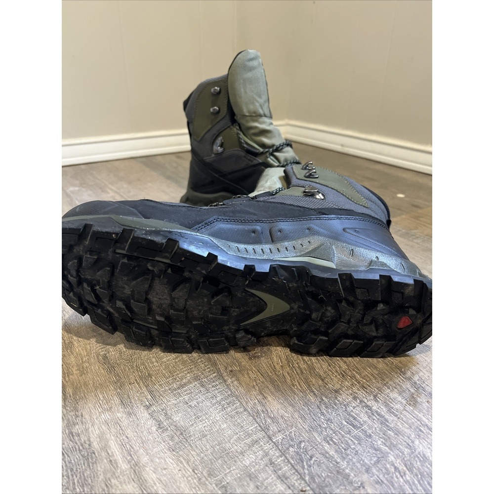 Salomon Quest Element Gore-Tex Hiking Boots Men's US Size 11 Olive Green Black - Picture 4 of 9